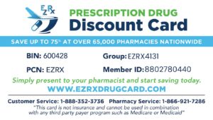 ERX Drug Card - Prescription Discount Card